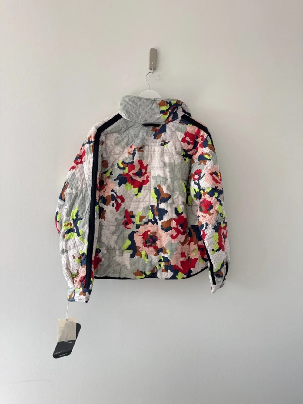FREE PEOPLE Pippa Packable Jacket in Cross Stitch Floral XS